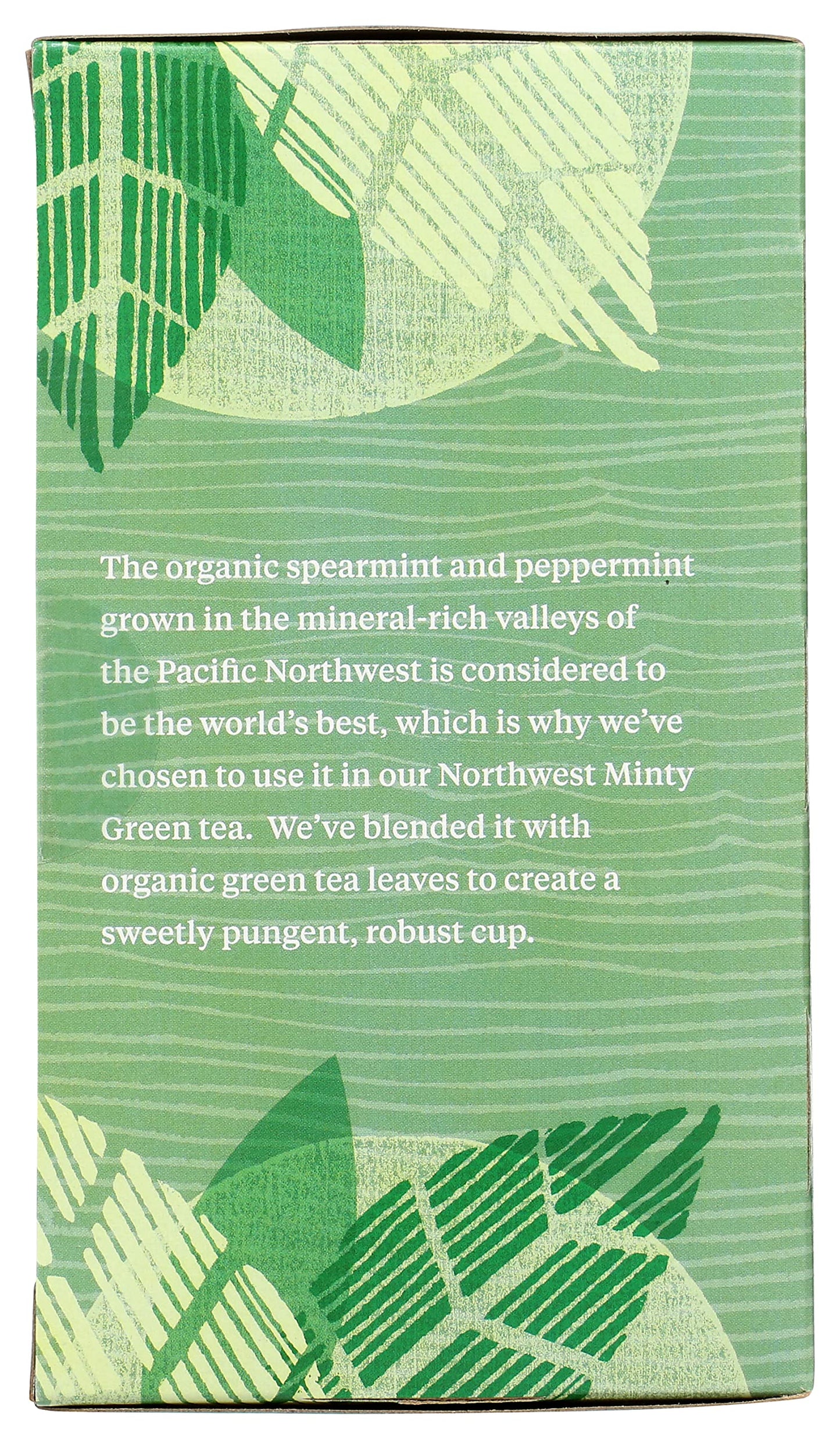 Allegro Tea, Organic Northwest Minty Green Tea Bags, 20 Ct