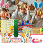Easter Snack Basket (52 Count) Filled With Candy, Peelable Gummies, Treats, Bunny And More, Great Package For Family, Friends, K
