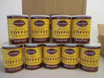 Farmer Brothers 100% Arabica Medium Roast Ground Coffee - Rainforest Alliance Certified (9-Pack)