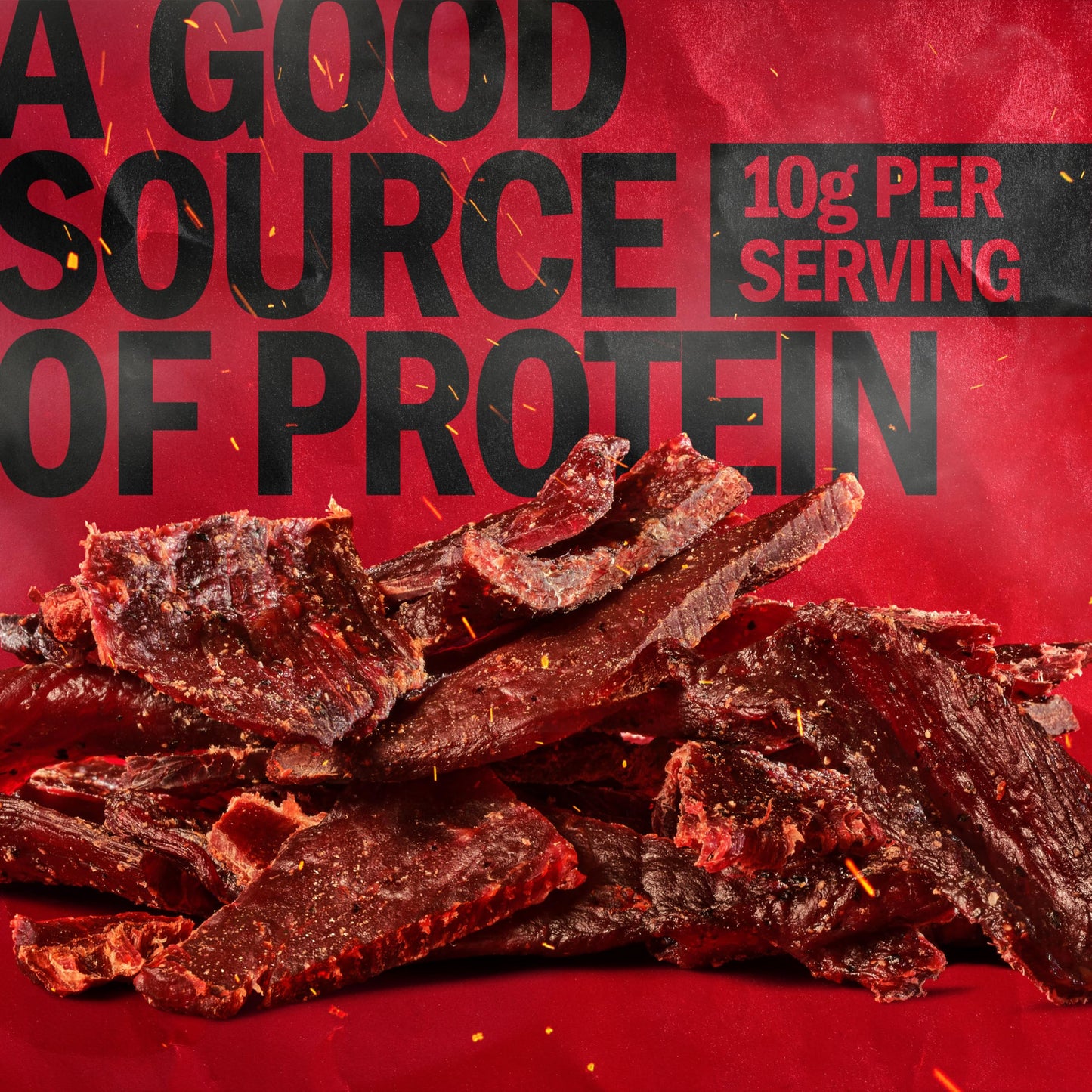 Jack Links Beef Jerky Original - 9 Oz (Pack of 2) - Flavorful Protein Snacks with 10g Protein per Serving