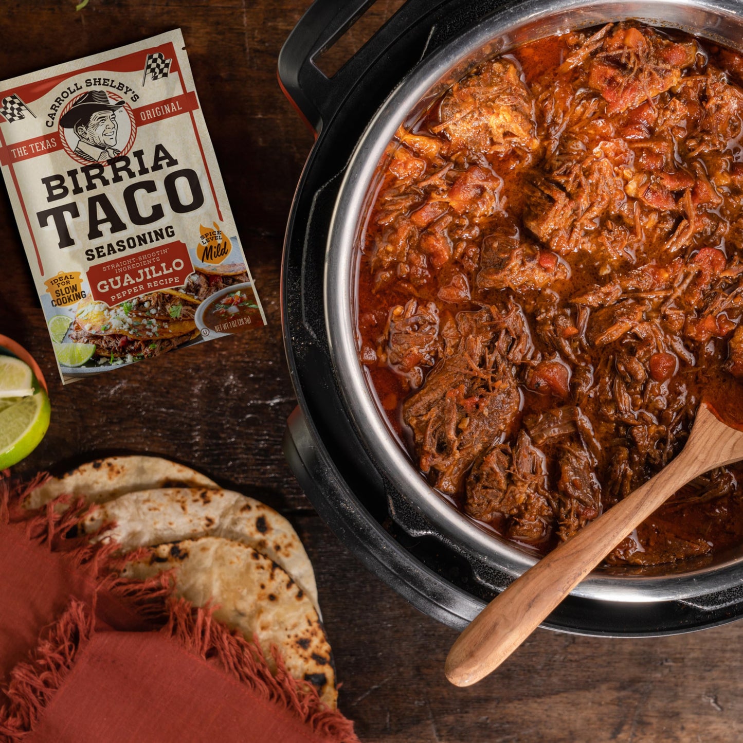 CARROLL SHELBYS ORIGINAL TEXAS BRAND Authentic Birria Taco Seasoning, Savory & Spicy Flavors, Pack of 6 (1 Ounce Each)