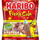 HARIBO Gummi Candy, Fizzy-Cola Gummy Candy Soda Bottles, 5 Ounce Share Size Bags (Pack of 12) Delicious Soft & Chewy Sweet Snack