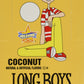 Candy Crate Long Boys Coconut Candy - 48 Count Pack - Yellow and Red