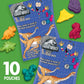 Betty Crocker Jurassic World Fruit Flavored Snacks, Gluten Free, 10 Ct, 8 oz Pack