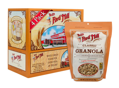 Bob S Red Mill Classic Granola, 12Oz (Pack Of 4) - Whole Grain, Kosher