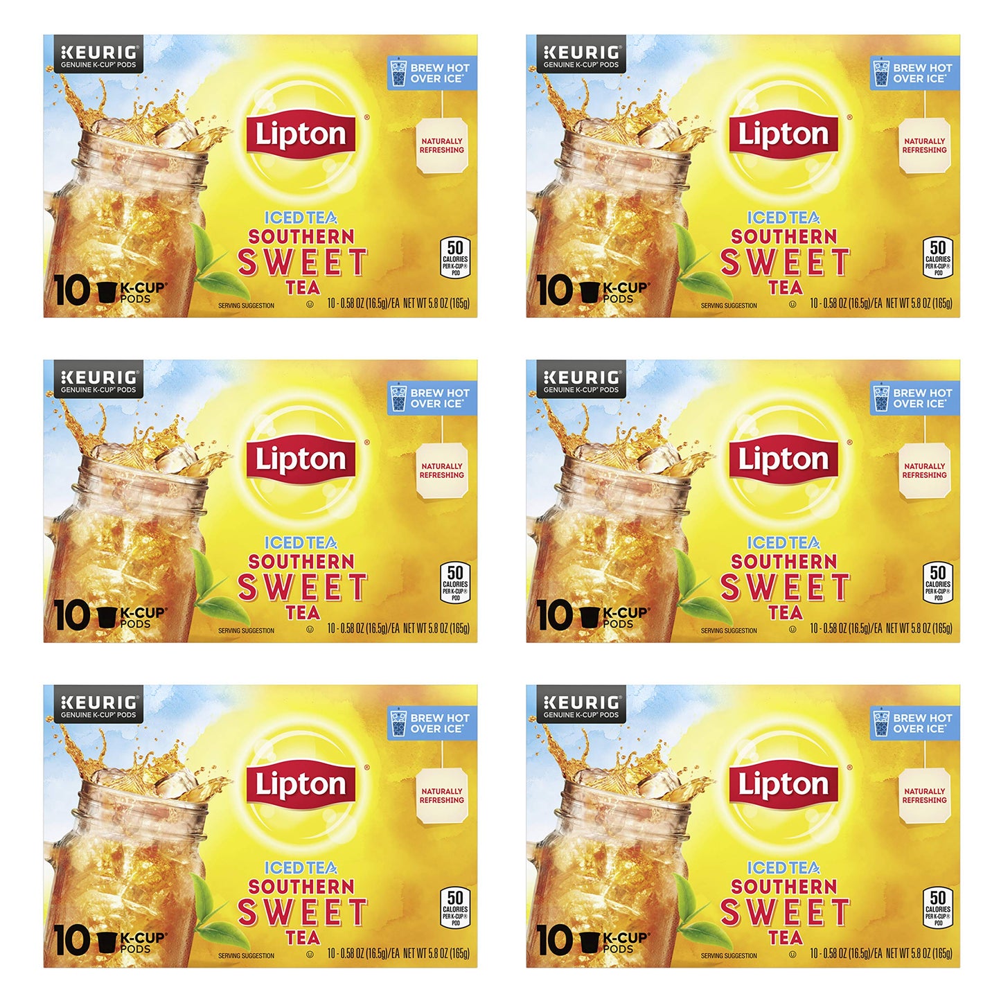 Lipton Black Tea, 10 Count (Pack of 6), Model 84132818