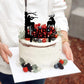 Ximoogoooz Hunting Birthday Cake Topper - Hunter In Tree Stand Aiming The Deer - Camping Themed Deer Hunter Cake Topper For Men'
