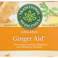 Traditional Medicinals Organic Ginger Aid Herbal Tea - 16 Tea Bags, Promotes Healthy Digestion, Pack of 1