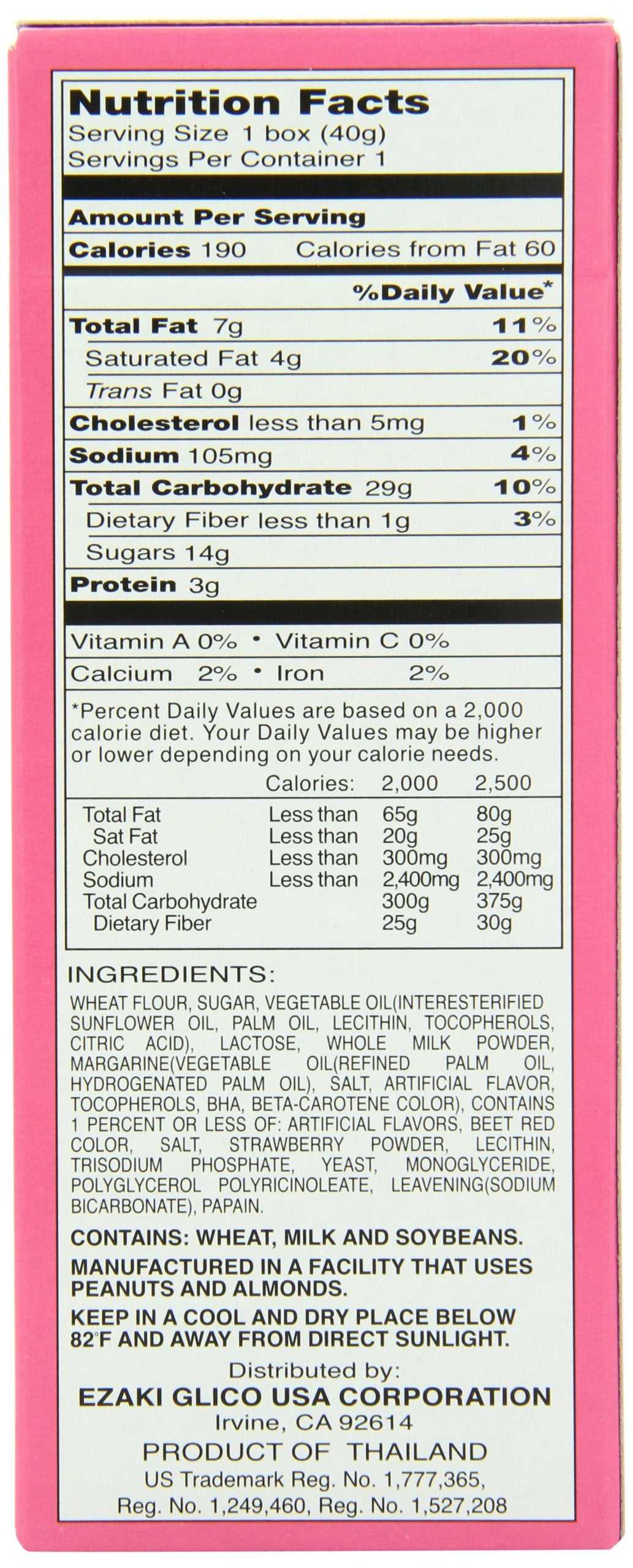 Pocky Cream Covered Biscuit Sticks, Strawberry, 1.41 Ounce (Pack Of 20)
