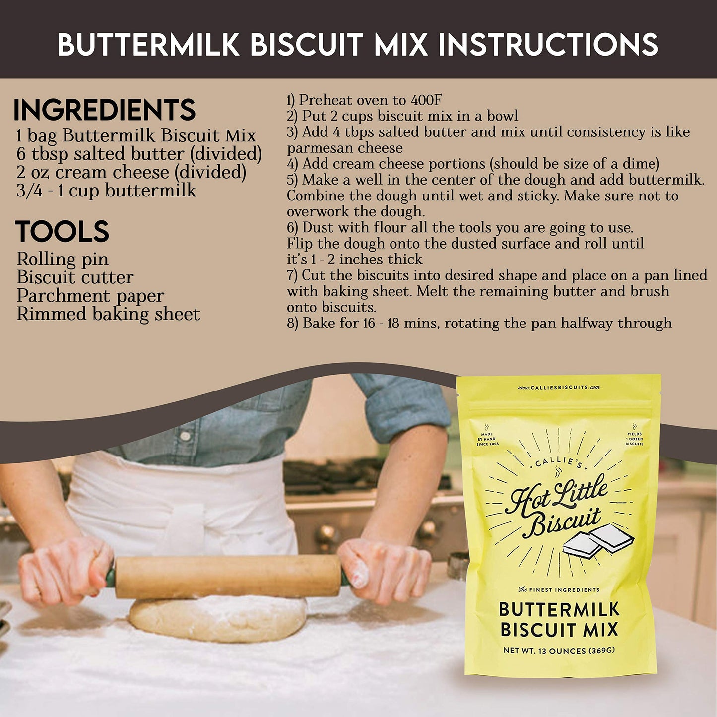Callies - Mix Biscuit Buttermilk - Case Of 12-13 Oz(D0102H549K2)
