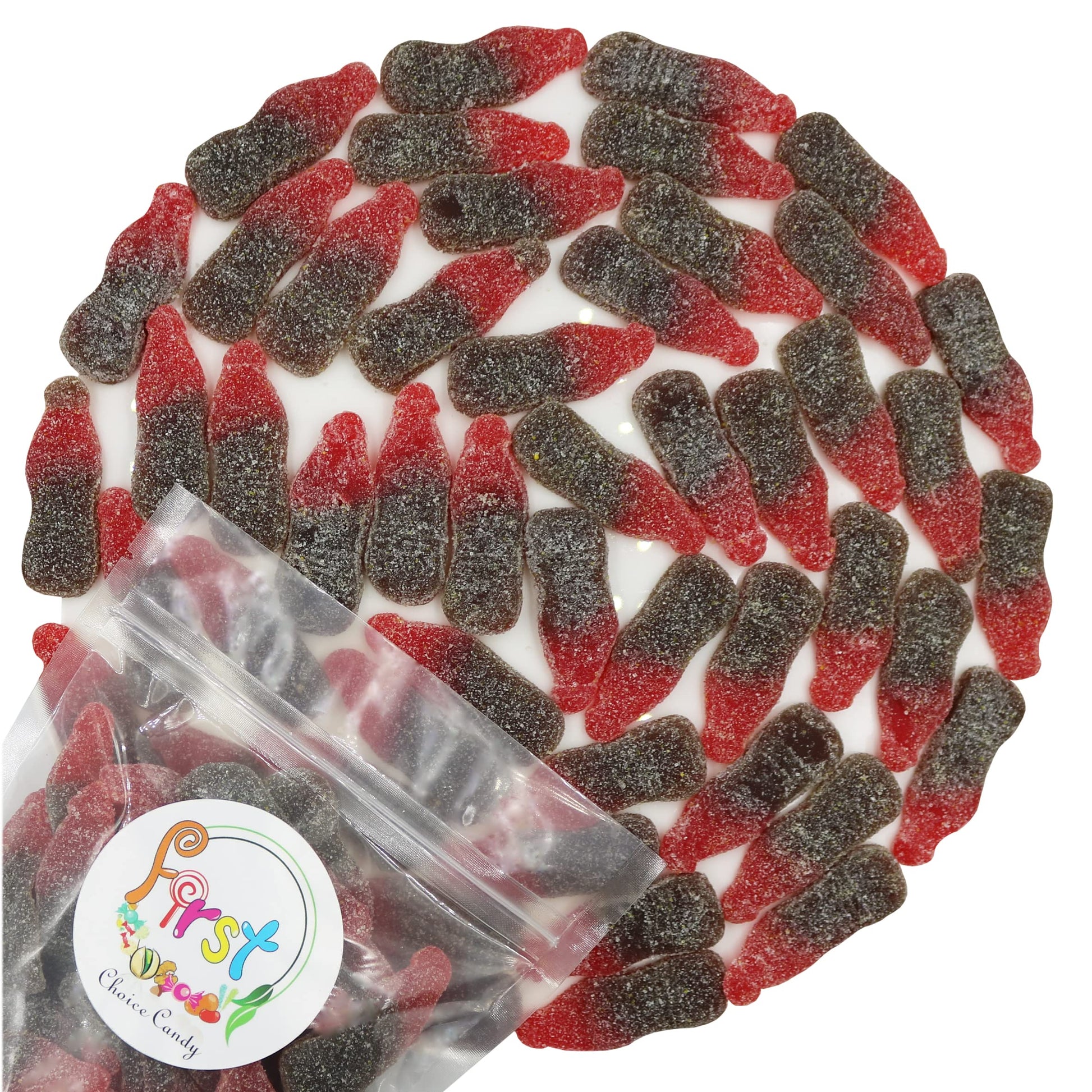 Gummy Sour Cola Bottles (Sour Cherry, 2 Pound (Pack Of 1))
