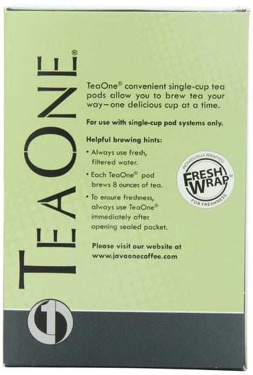 Java One Tropical Citrus Green Tea Ooh Pods, 14-Count Pods (Pack Of 6)