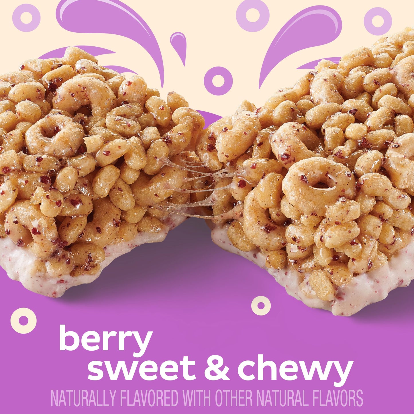 Cheerios Protein Chewy Bars, Mixed Berry, 5 Count, 6.35 oz Snack Bars