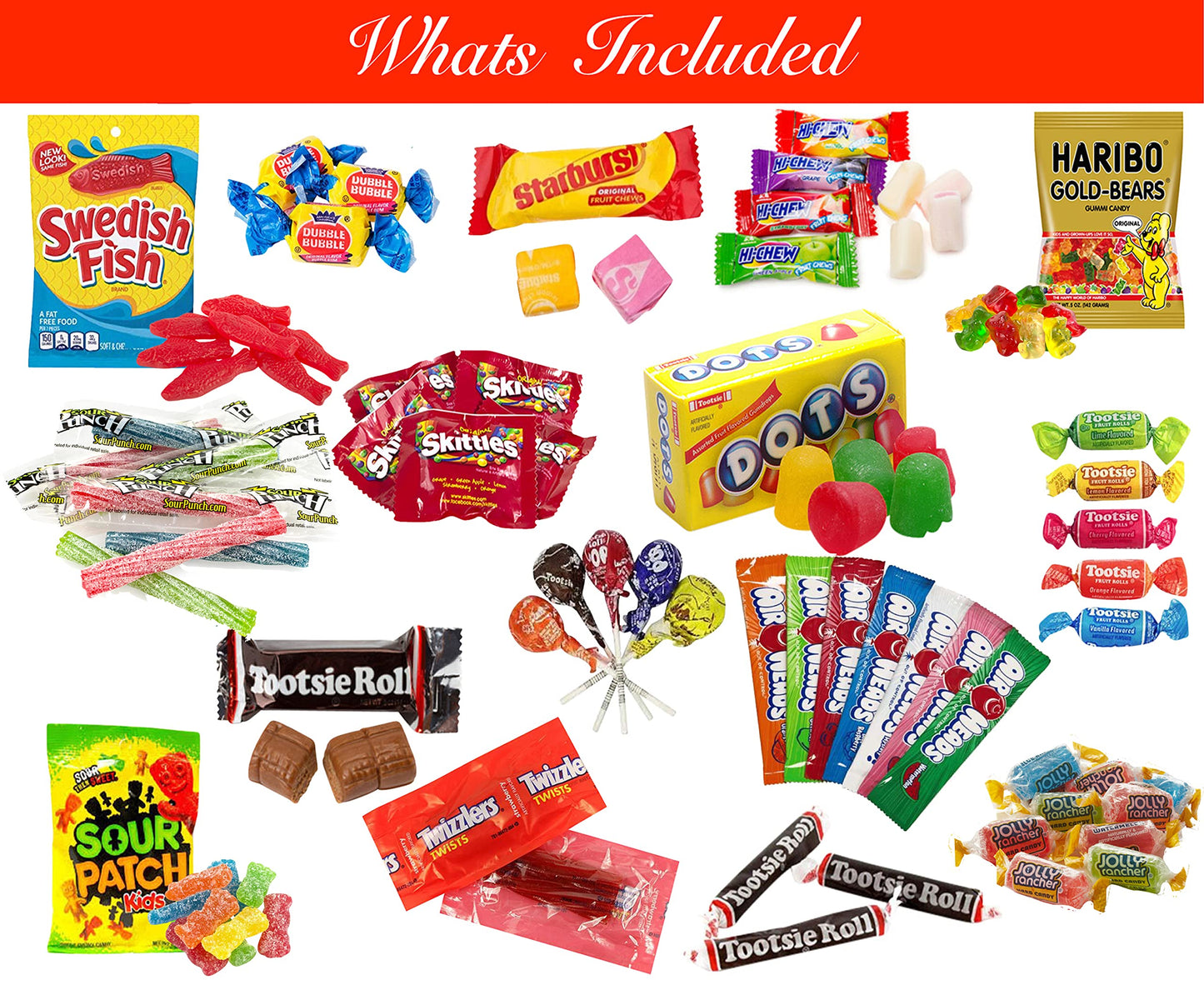 Assorted Classic Candy - Huge Party Mix Bulk Box! 11.50 Lbs / 184 Oz Classic Individually Wrapped Candies Of All Time America'S