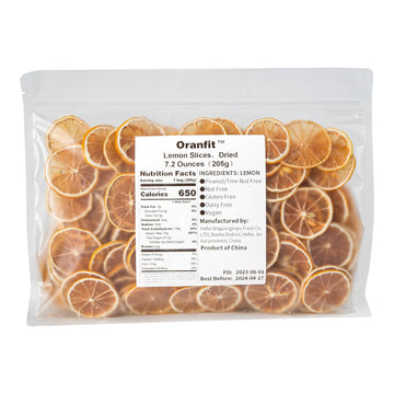 Oranfit Dried Lemon Slices 7.2oz/205g(120 to 156 slices)
