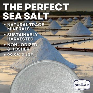 Fine Grain Sea Salt from Baja California, Replacement for Table Salt, Non-Iodized, All-Natural, No Additives (5 lb Bag)