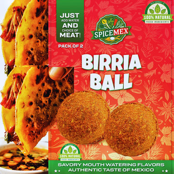 SPICEMEX Birria Ball Spice Mix, Authentic Mexican Flavor, Easy Prep, 3 Ounce Pack