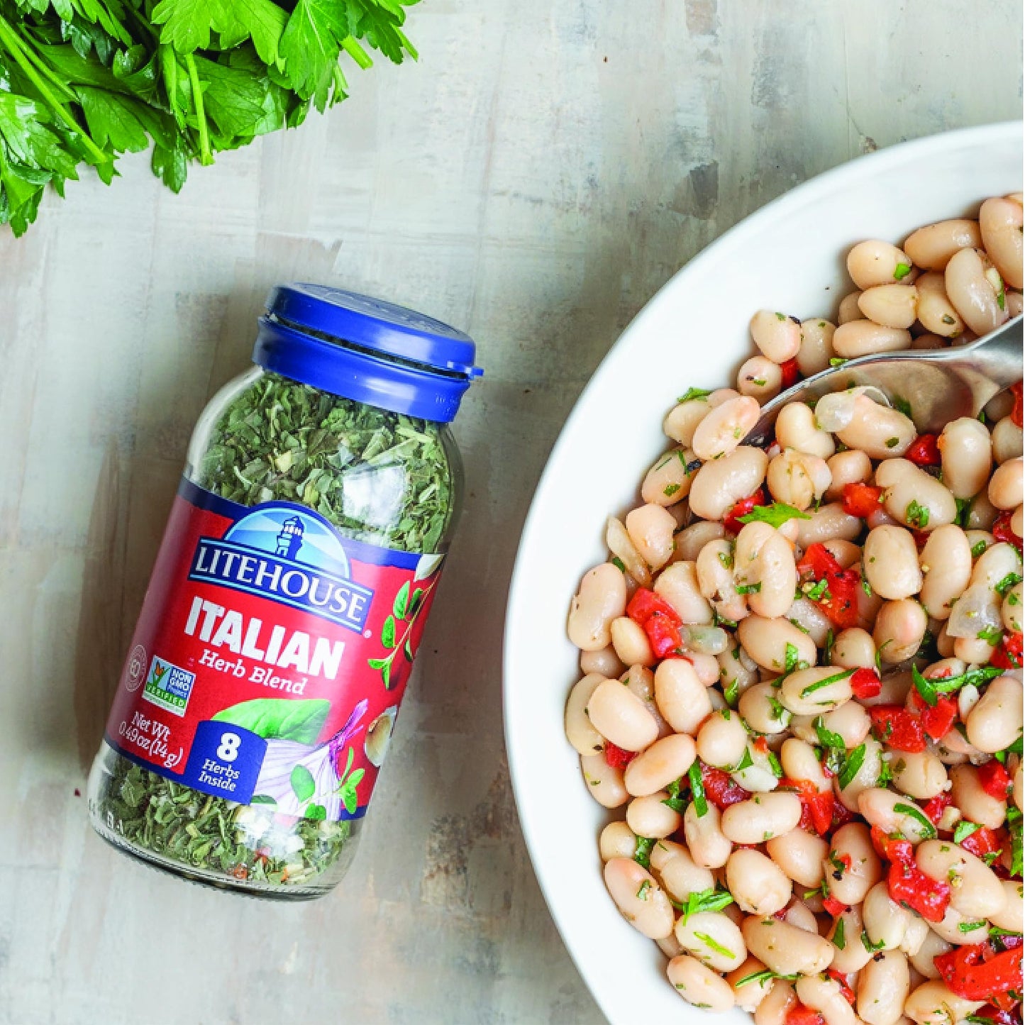 Litehouse Freeze Dried Italian Herb Blend - Substitute For Fresh Italian Seasonings, Italian Spices, Jar Equal To Blend Of 8 Her