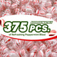Peppermint Candy Twists Hard Candy Balls, Individually Wrapped Bulk Candy - 5 Pounds, Approx 375 Pieces - Ideal for Christmas Ca
