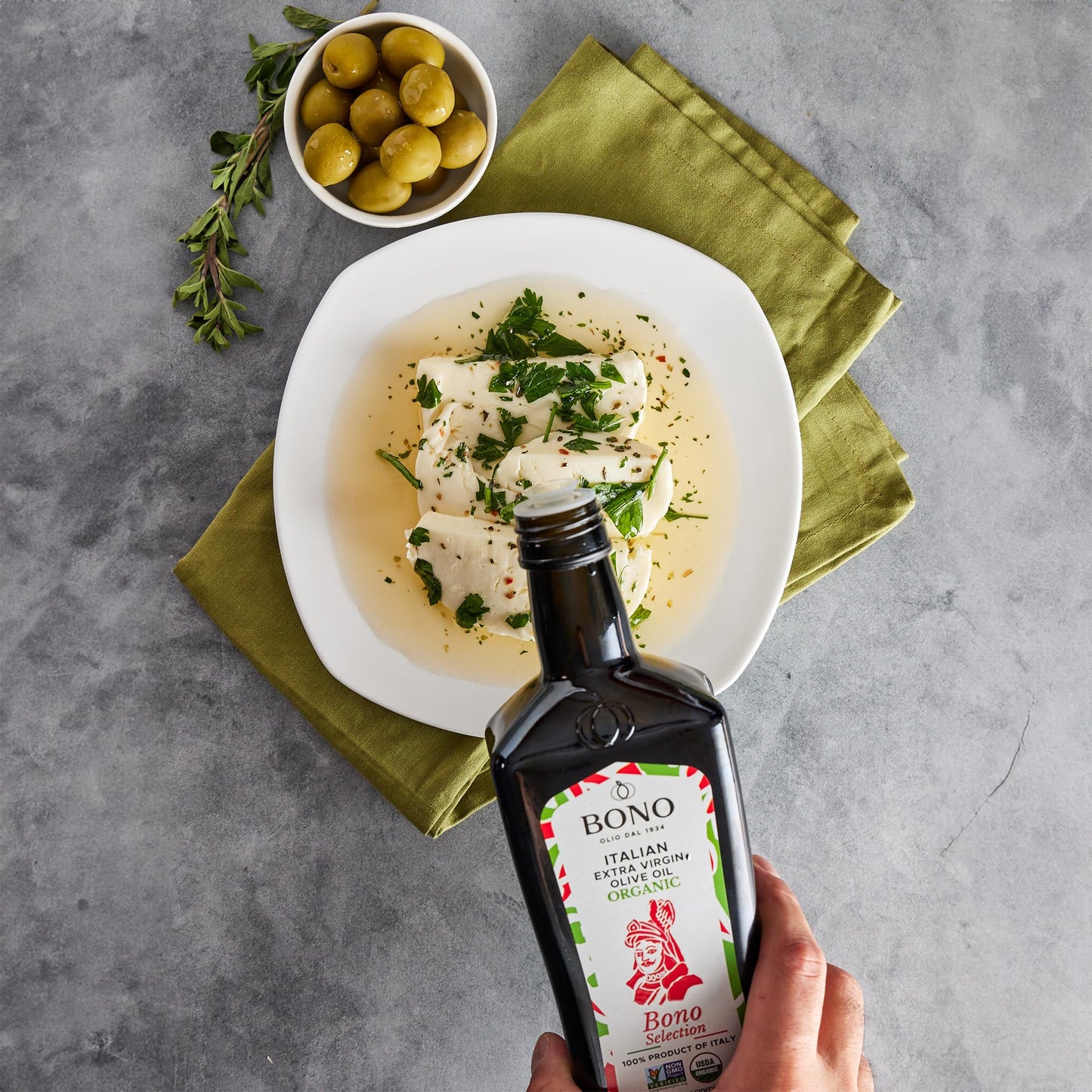 Bono 100% Italian Organic Extra Virgin Olive Oil 16.9 fl oz