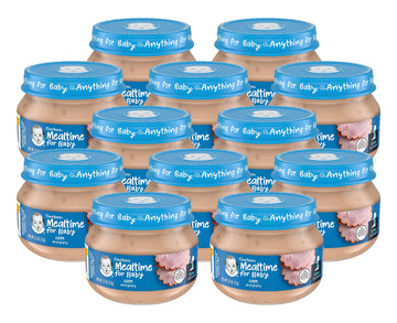 Gerber 2Nd Foods Meats, Ham & Ham Gravy, 2.5-Ounce (Pack Of 12)