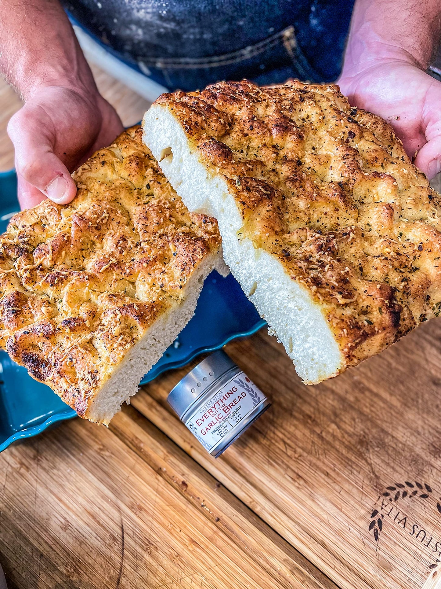 Everything But The Garlic Bread Seasoning | All Natural | Non Gmo | 1.7 Oz (48 G) | Gourmet Spice Mix | Small Batch | Artisanal