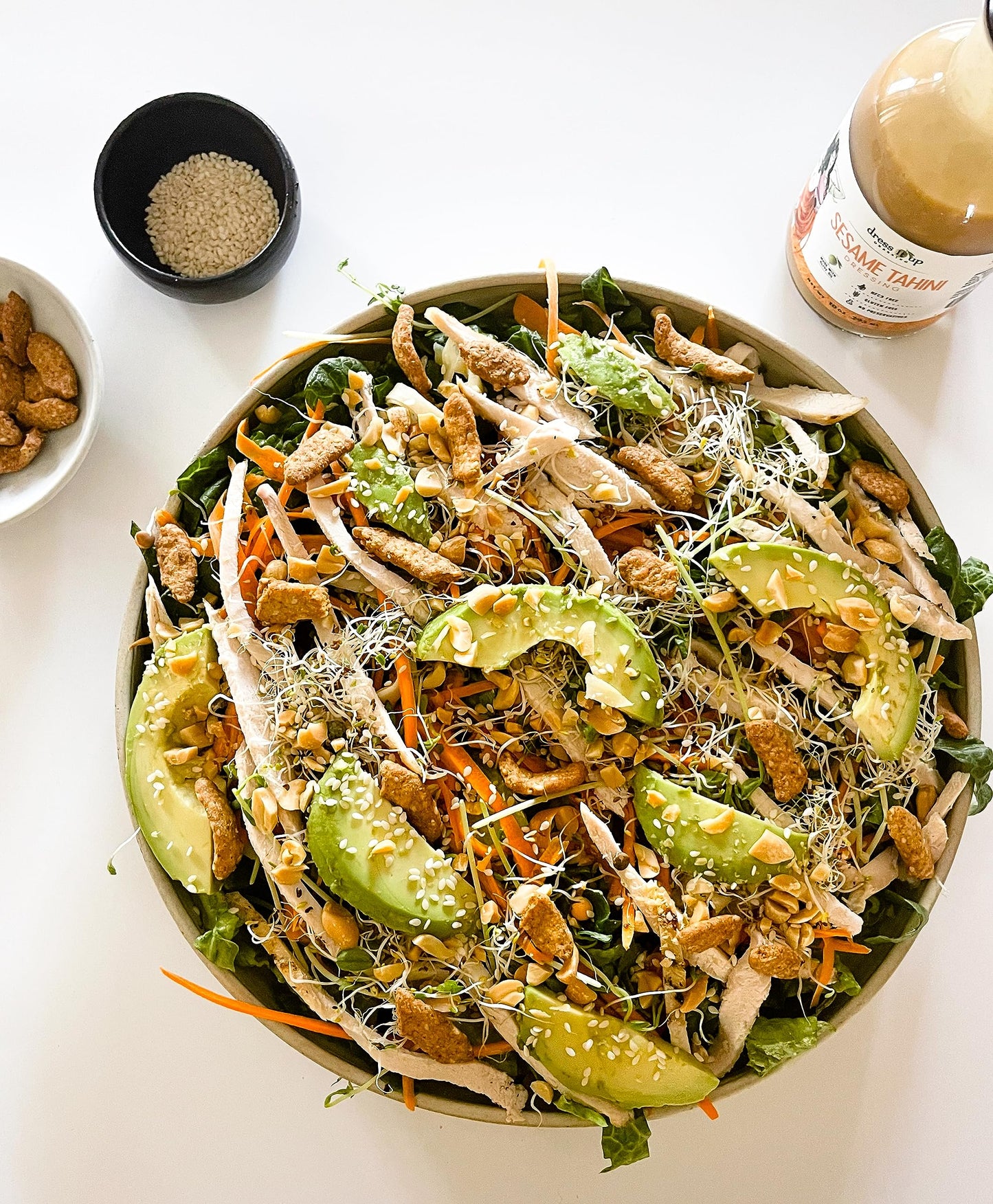 Dress It Up Salad Dressing, Sesame Tahini, 3-10 Oz Bottles - Clean, Healthy, Delicious, Gluten-Free, Paleo, Keto, Vegan, Versati