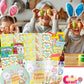 Easter Snack Green Tin (60 Count) Filled With Candy, Peelable Gummies, Bunny And More, Great Package For Family, Friends, Boys A