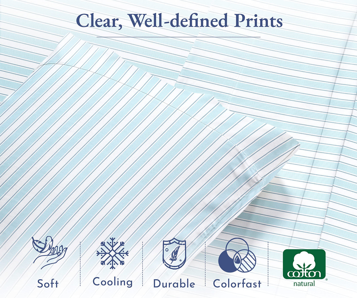 California Design Den Polka Dot Sheets, Softest 100 Cotton Sheets For Queen Size Bed, Luxury 400 Thread Count Sateen, 4 Piece De