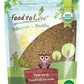 Food to Live Organic Brown Flaxseed Meal, 2 Pounds - Non-GMO, Kosher, Cold-Milled from Raw Whole Seeds, Pure Powder, Vegan Super