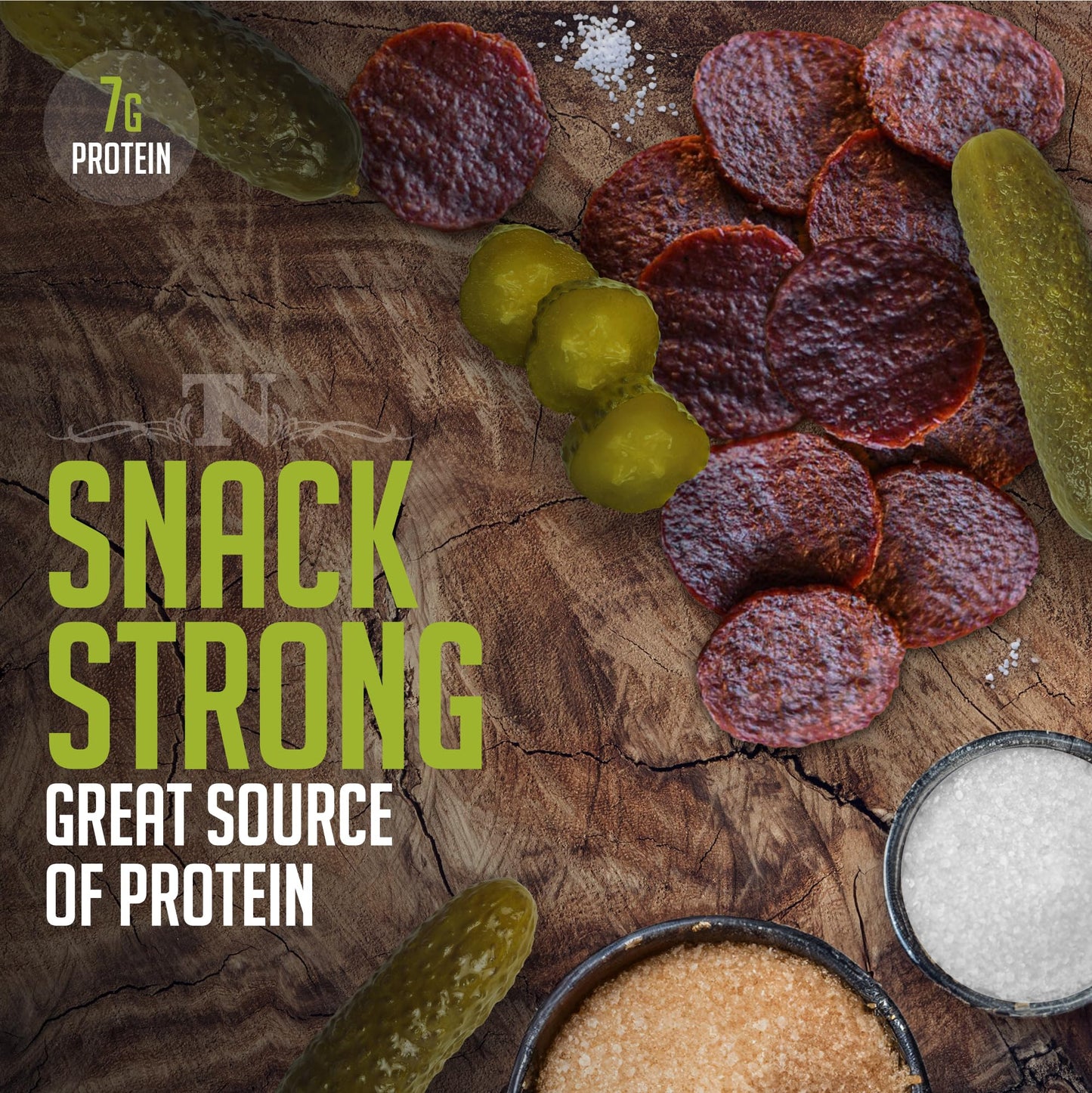 Top Notch Wagon Wheels Jerky - 10 Oz Bag Of Beef Jerky - High Protein Snacks For Kids And Adults Made From Locally Raised Beef -