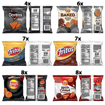 Frito Lay Backyard Barbecue Mix Variety Pack, 40 Count, Assorted Flavors