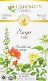Celebration Herbals Sage Leaf Organic 24 Bag, 0.02 Pound
