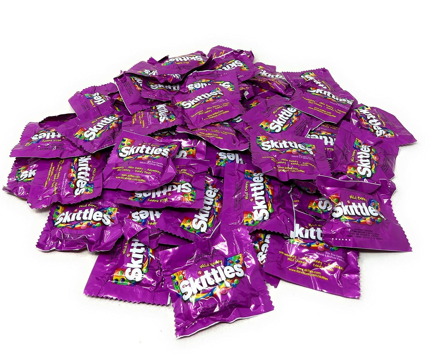 Halloween Assortit X Skittles Collab Wild Berry Flavor Candy Coated Fruit Chew Fun Size 3 Lbs Individually Wrapped Bulk Party As