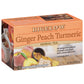 Bigelow Tea Ginger Peach Turmeric Herbal Tea  Caffeine Free Tea with Ginger and Peach  18 Count Box (Pack of 6)  108 Total Tea Bags
