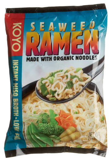 Koyo Foods Seaweed Ramen, 2 Ounce Packages (Pack Of 12)