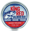 King Red Salmon Rub-Classic Potlatch Seasoning Dry Spice Blend-Restaurant Grilled Seafood and Fish-All Natural, Gluten Free, Ket