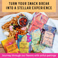 Stellar Snacks Pretzel Braids, Maui Monk, 12 OZ Large Bag - Vegan, Kosher, Non-GMO Rods, Twists, Sticks