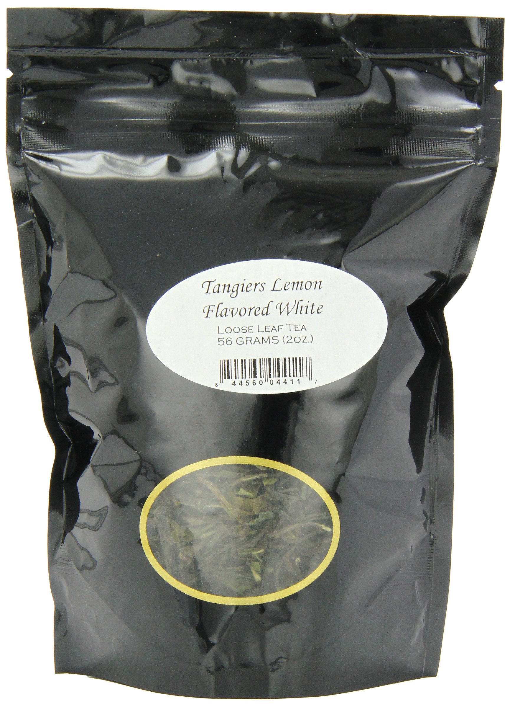 English Tea Store Loose Leaf, Tangiers Lemon Flavored White Tea, 2 Ounce