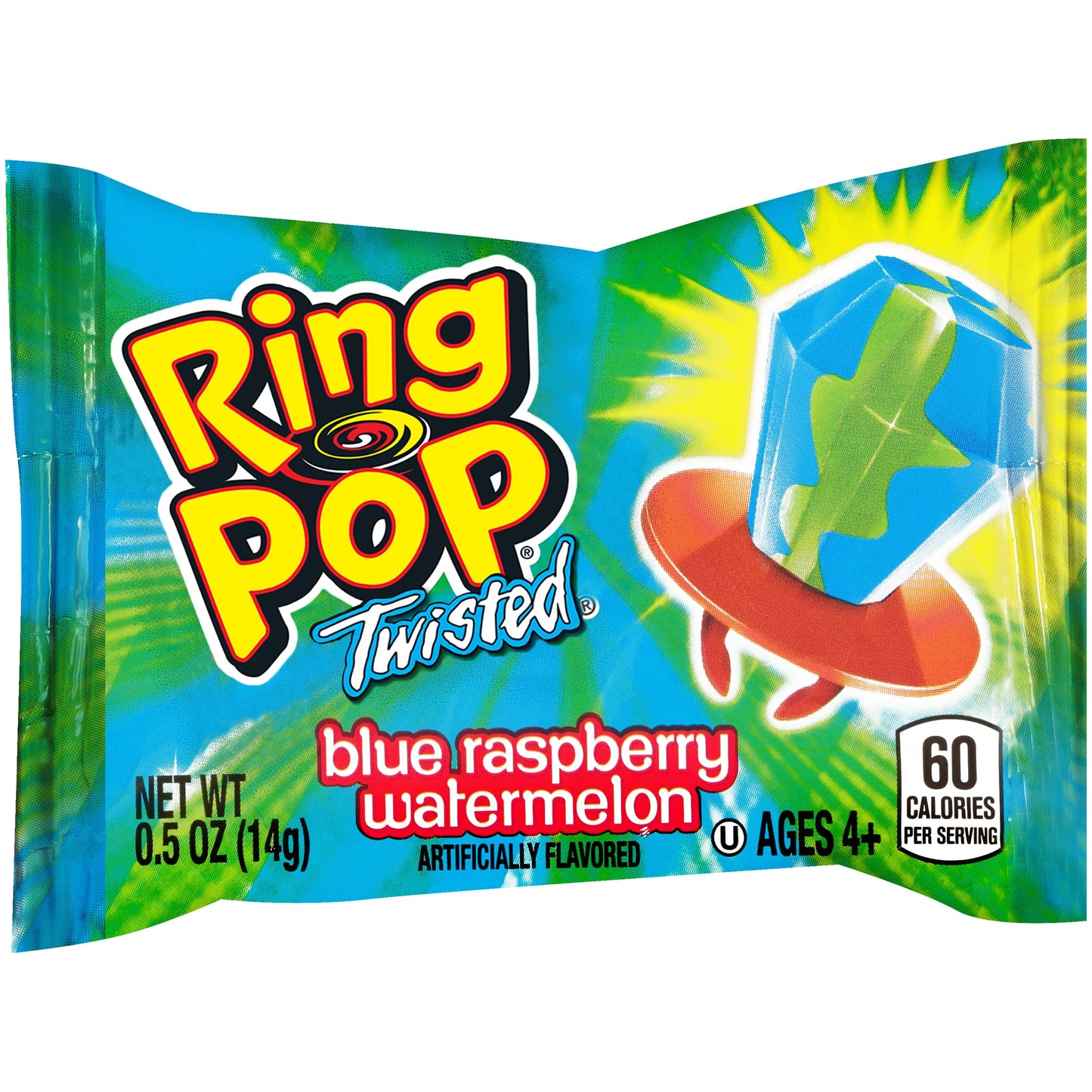 Ring Pop Hard Candy Pops, Variety Pack, 560 Grams, 40 Count