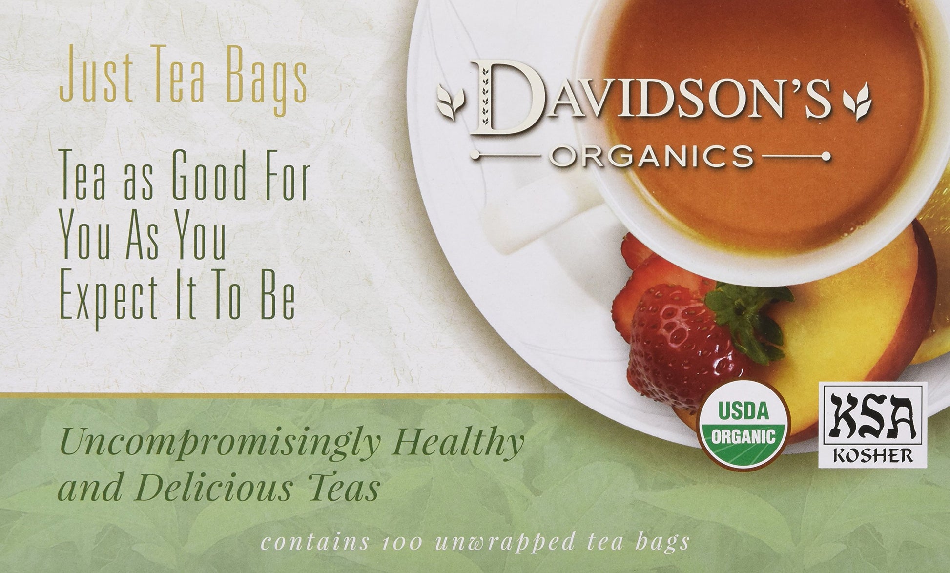 Davidsons Tea Herbal Berry Essence, 100-Count Tea Bags