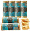Casabe Gourmet Large Cassava Chips - Salt & Pepper Flavor - 6 Pack, Vegan, Gluten Free, Organic Low Carb Cassava Crackers, Made 