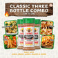 Flavor God Classic Combo Pack of 3 Herb, Spice & Seasoning Gift Set - Low Sodium, Natural Blends for Chicken, Beef, Seafood, and Vegetables