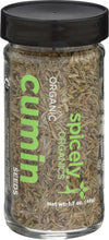 Spicely Organic Cumin Seeds Whole 1.70 Ounce Jar Certified Gluten Free