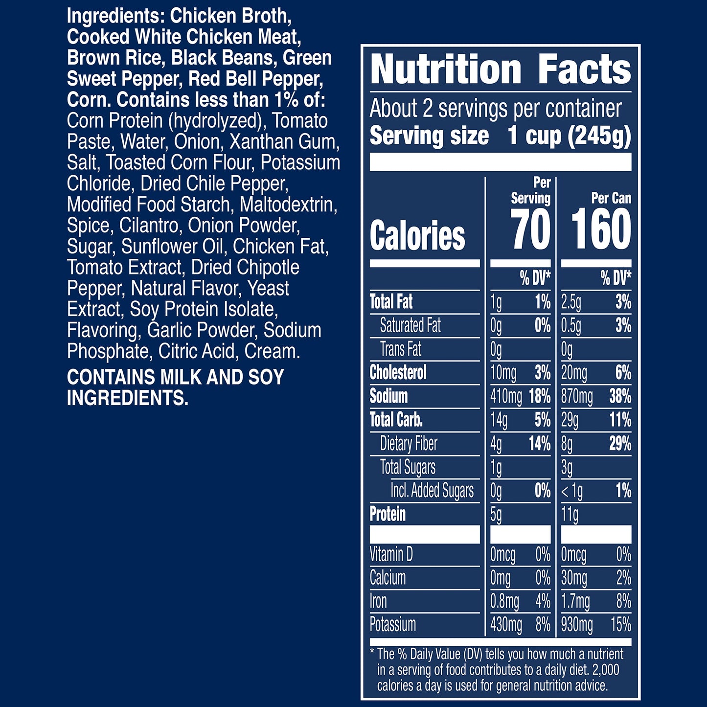 Progresso Light, Zesty Santa Fe Style Chicken Soup, Gluten Free, 18.5 oz. (Pack of 12)
