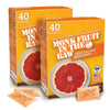 Monk Fruit In The Raw Zero-Calorie Sugar Substitute Packets - Natural Monk Fruit Sweetener Powder, No Erythritol, Plant-Based Ke