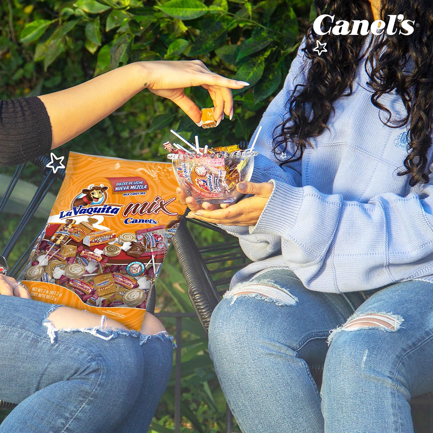 Canels La Vaquita Mix Bag - Assorted Candy Mix of Caramels, Coconut, Chocolate, and Pecan Soft and Hard Candy, 2.0 lb