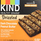 Kind Healthy Grains Bars Drizzled, Dark Chocolate Peanut Butter, Gluten Free, 1.2 Oz, 5 Count