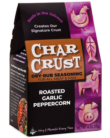 Char Crust Dry-Rub Seasoning (3-Pack, Roasted Garlic Peppercorn)