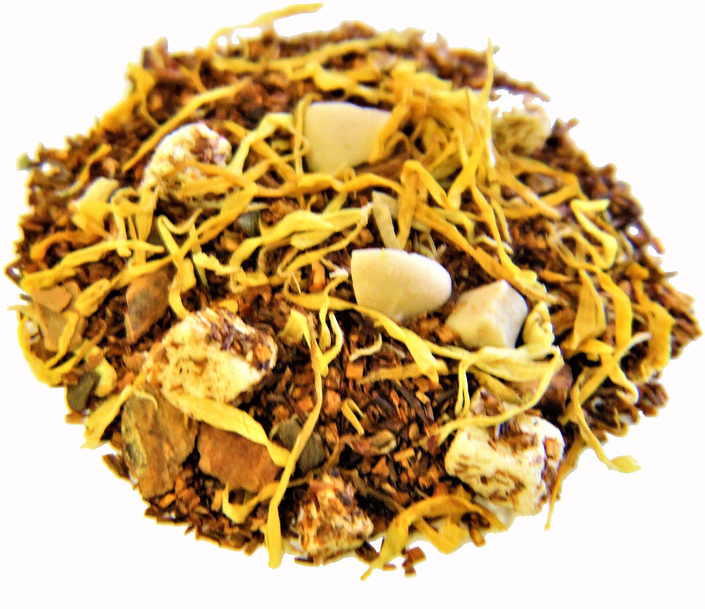 Nelsons Tea Caramel Apple Rooibos Loose Leaf Tea - Red Rooibos, Cinnamon Chips, Dried Apples - Sample 0.5 Oz